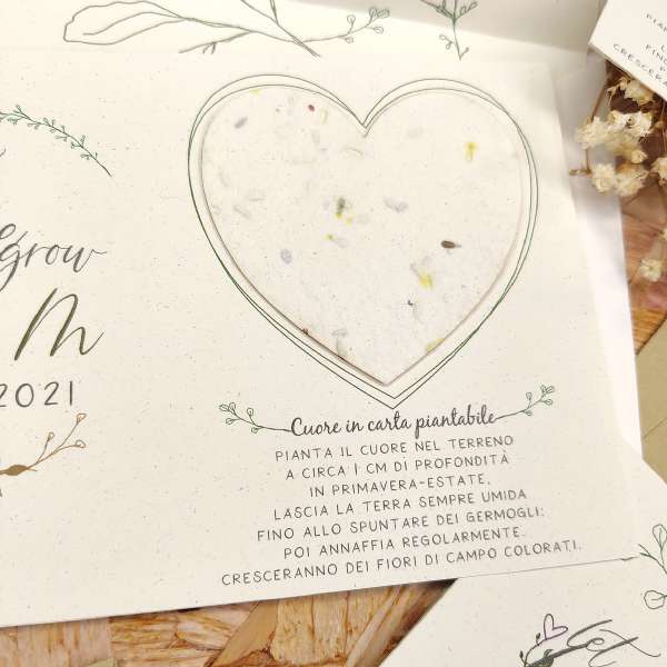 inviti carta seminabile